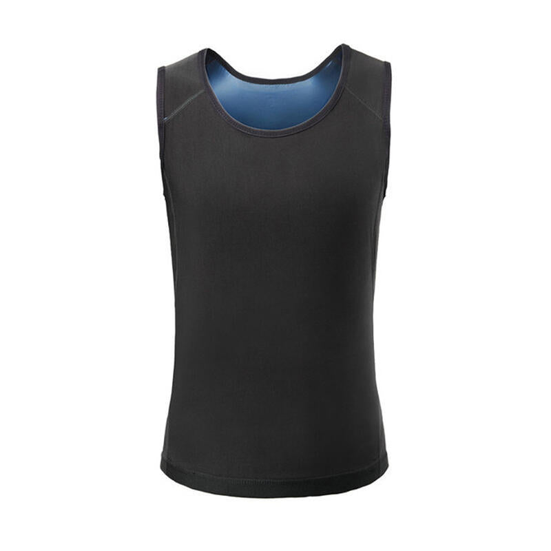 T-FIT MEN  Camiseta/Chaleco Sauna Hombre quemagrasa y moldeadora