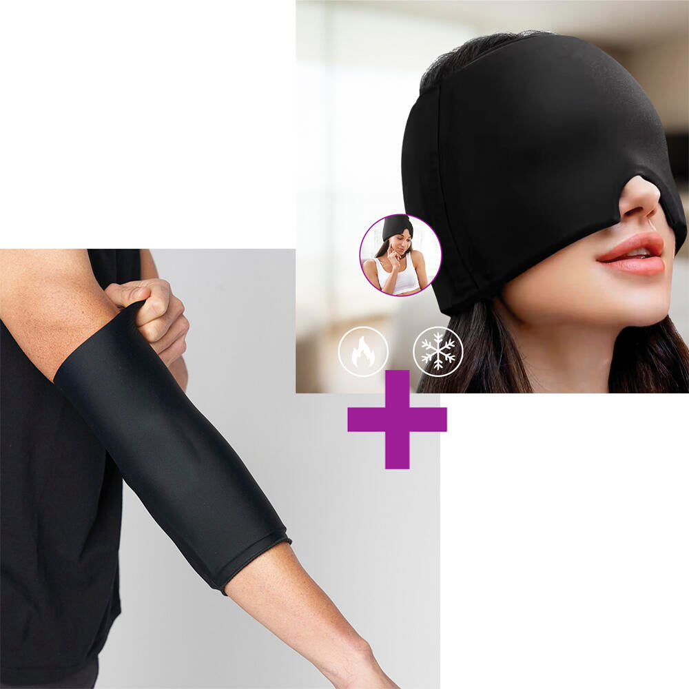 PACK RHEALTH DE 2 Almohadillas de frio y calor para rodillas y cuello