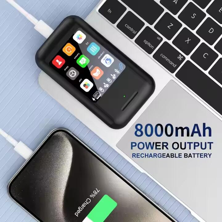 3 en 1 -PACK BACKPOWER - Powerbank (8000 mAh) con Auriculares, pantalla y linterna.