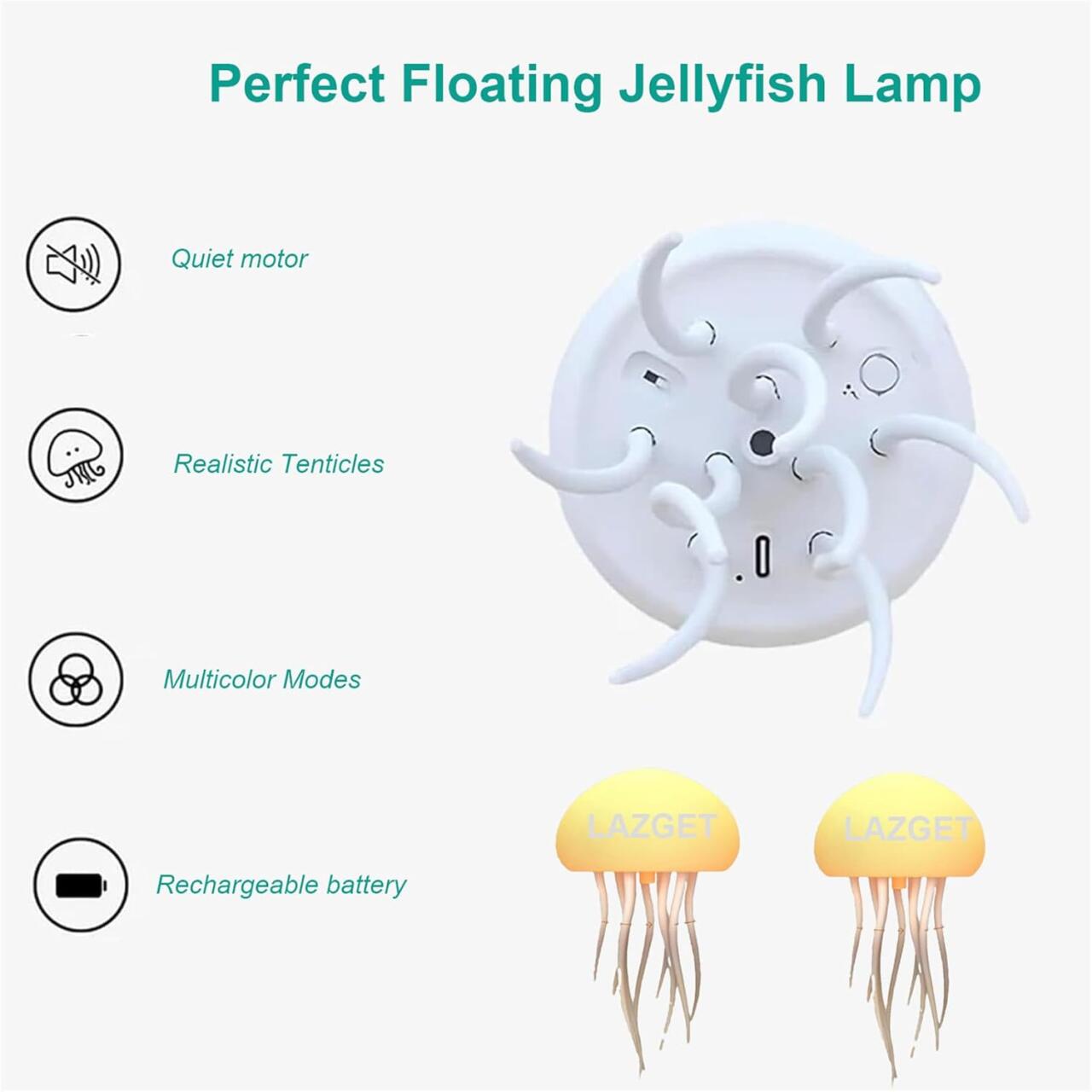 PACks MEDUSA - Lámpara Flotante con iluminación LED RGB en colores