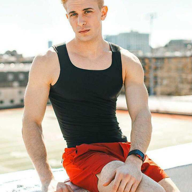 T-FIT MEN  Camiseta/Chaleco Sauna Hombre quemagrasa y moldeadora