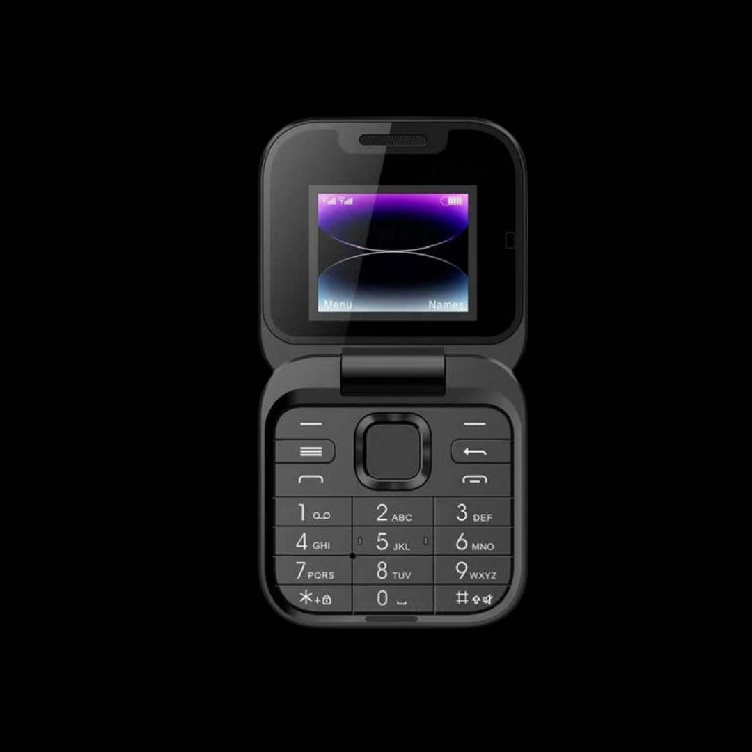 FOLDABLE FUNPHONE - Mini móvil compacto plegable con cámara HD