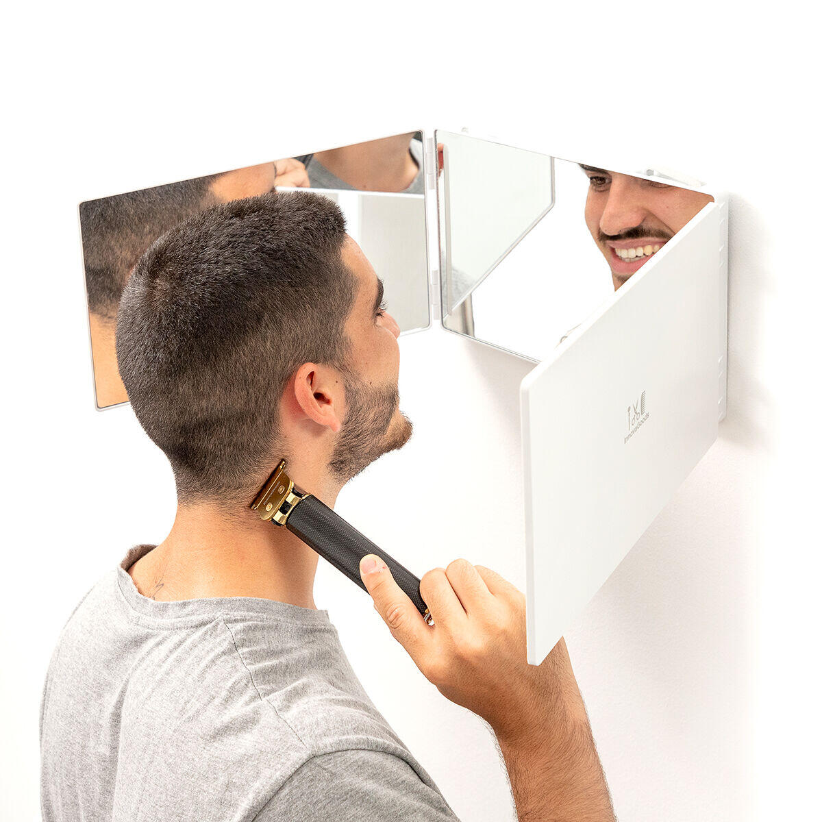 MAGIC MIRROR - Espejo para baño con luz LED y visión 360º