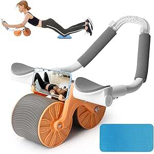 ROLLERABS - Rodillo de Entrenamiento para Abdominales con Soporte para Codos