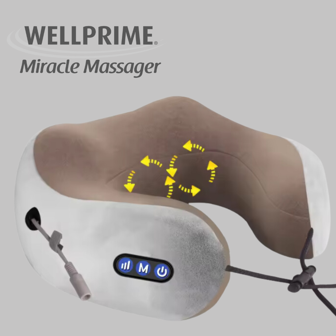 PRIMEWELLNESS - Masajeador eléctrico para cuello y hombros
