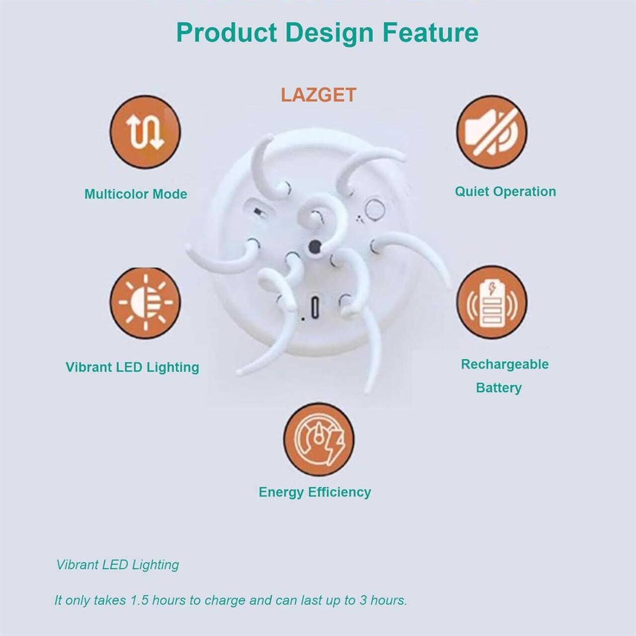 PACks MEDUSA - Lámpara Flotante con iluminación LED RGB en colores