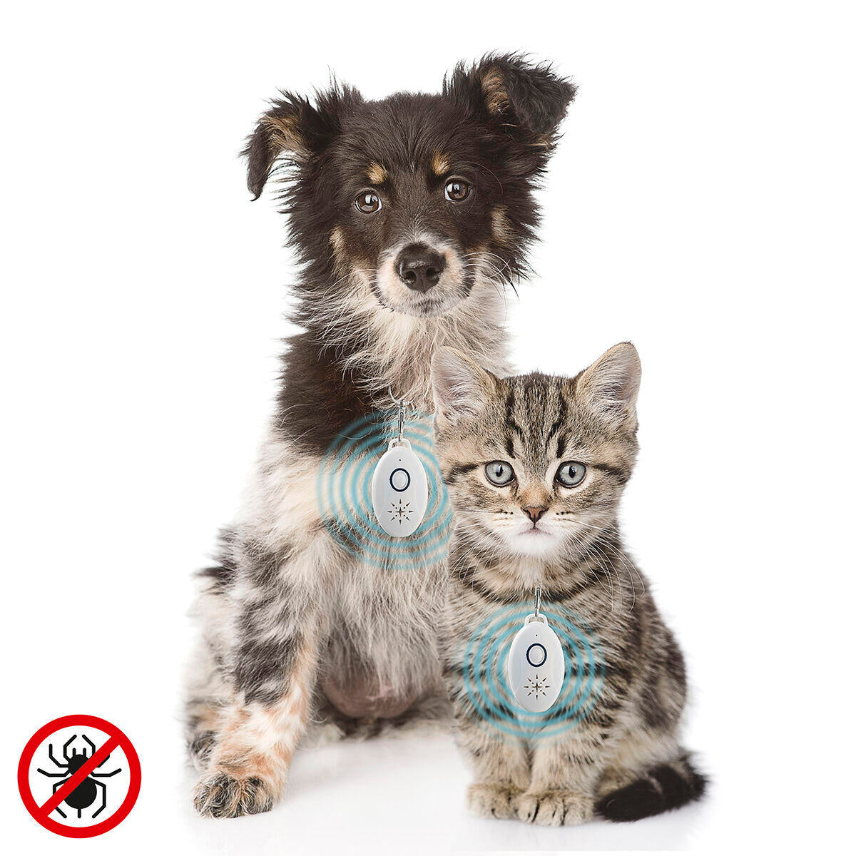 PETREP S-ULTRA - Antiparásitos por Ultrasonidos Recargable para Mascotas