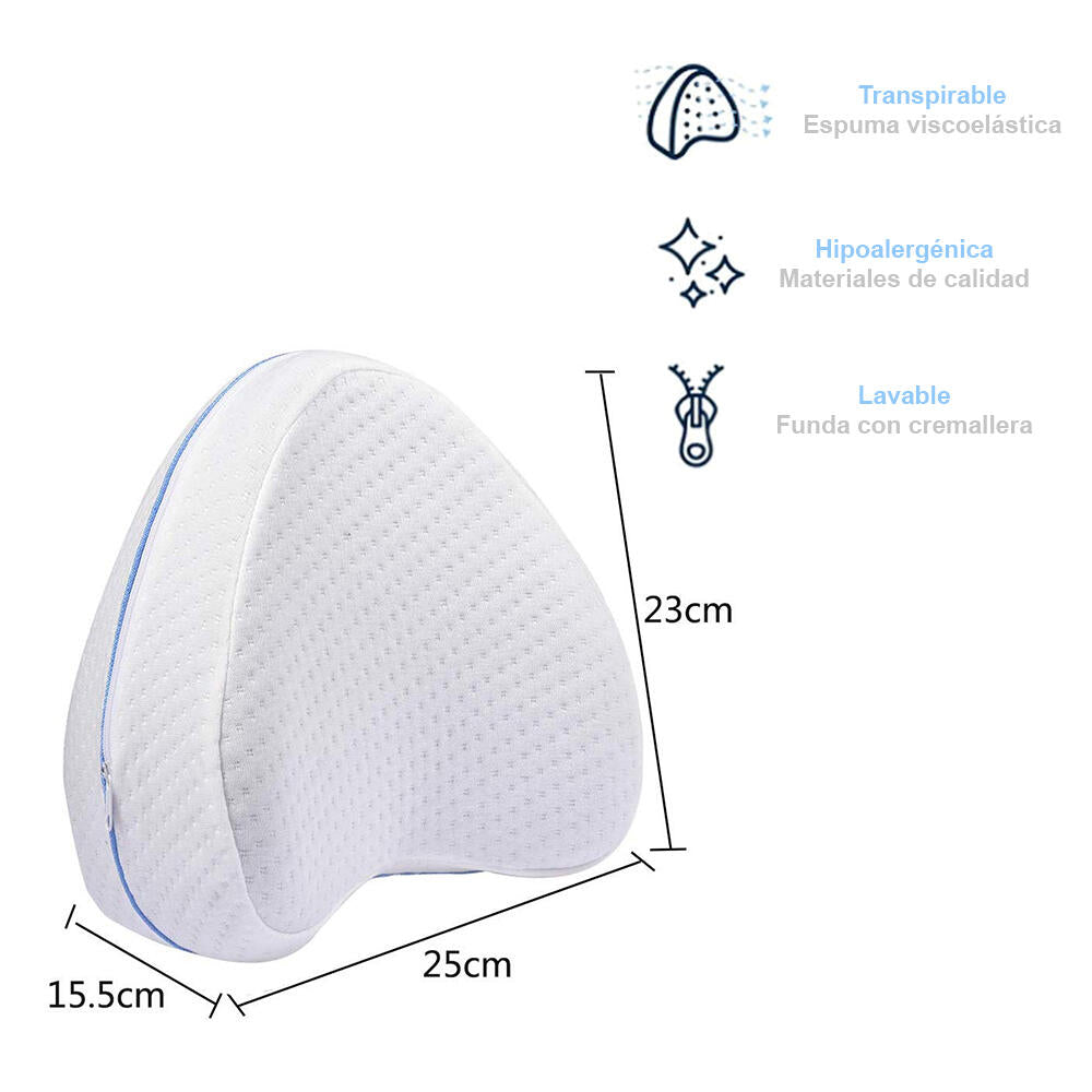 LEGS PILLOW CARE - PACK de 2 almohadas para piernas y cadera