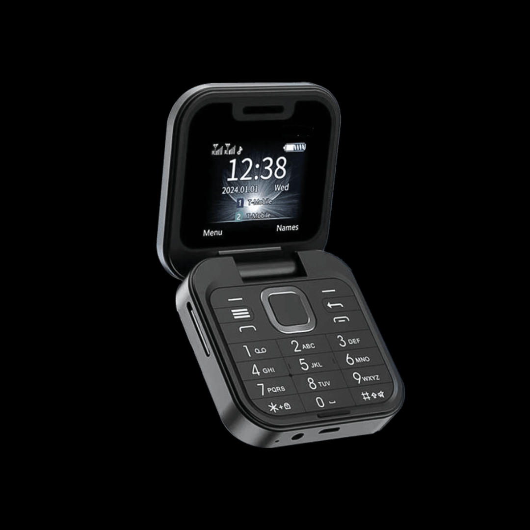 FOLDABLE FUNPHONE - Mini móvil compacto plegable con cámara HD