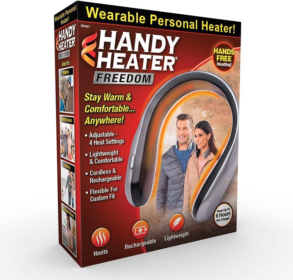 HANDY HEATHER - Calefactor Eléctrico Portátil 1000 W 110-220V con Mando a Distancia