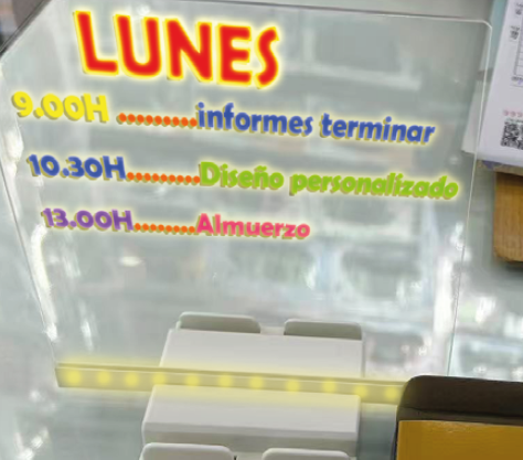 PACK STOCKLIDER - Pizarra con luz LED 20x30